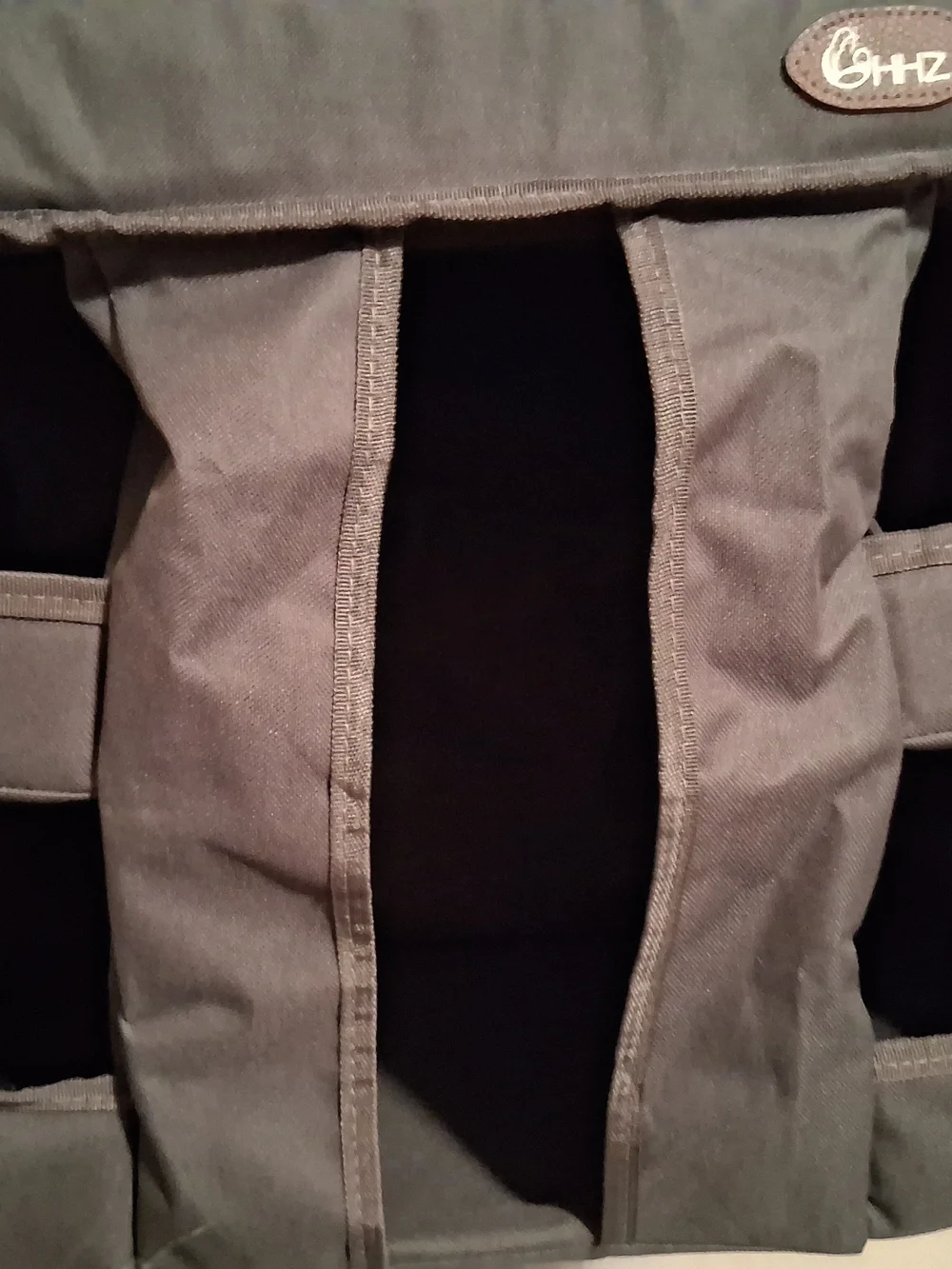 Gray Organizer Tote for Men